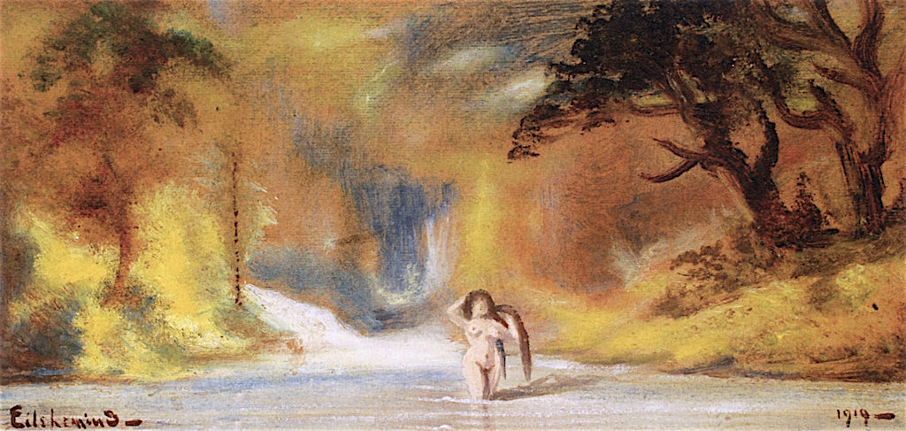 Bather by Louis M. Eilshemius,A3(16x12")Poster