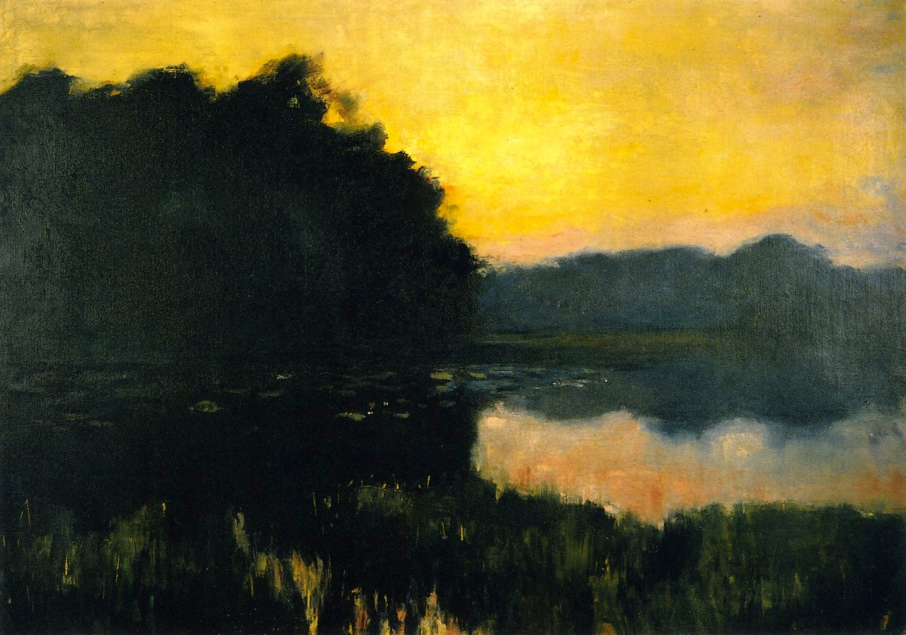 Berlin Seascape in the Evening Light by Lesser Ury,A3(16x12")Poster