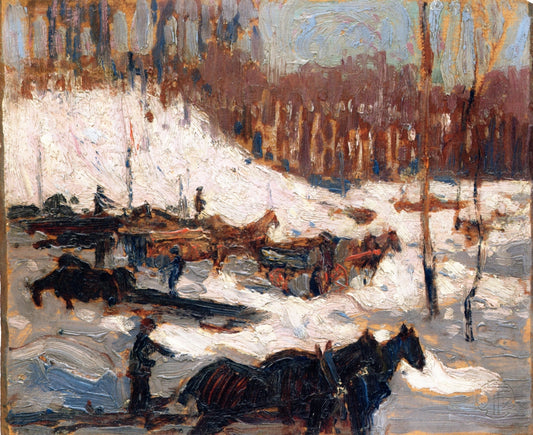 Logging, Spring, Algonquin Park by Tom Thomson,16x12(A3) Poster