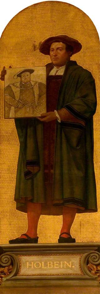 Hans Holbein, vintage artwork by William Frederick Yeames, 12x8" (A4) Poster