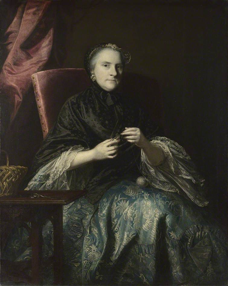 Anne, 2nd Countess of Albemarle, vintage artwork by Sir Joshua Reynolds, 12x8" (A4) Poster