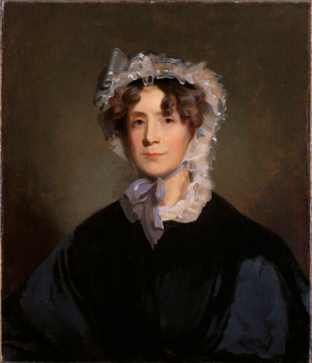 Martha Randolph Jefferson, vintage artwork by Thomas Sully, 12x8" (A4) Poster