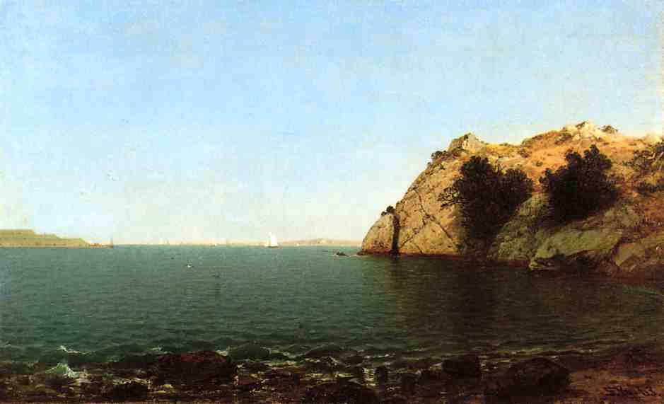 Bay of Newport, vintage artwork by John Frederick Kensett, A3 (16x12") Poster Print