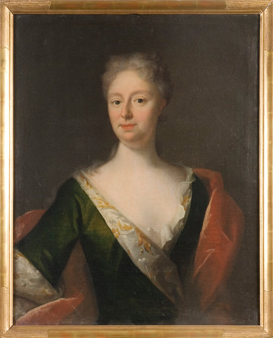 Sofia Gyllenstierna af Ulaborg, vintage artwork by Georg Desmarees, 12x8" (A4) Poster