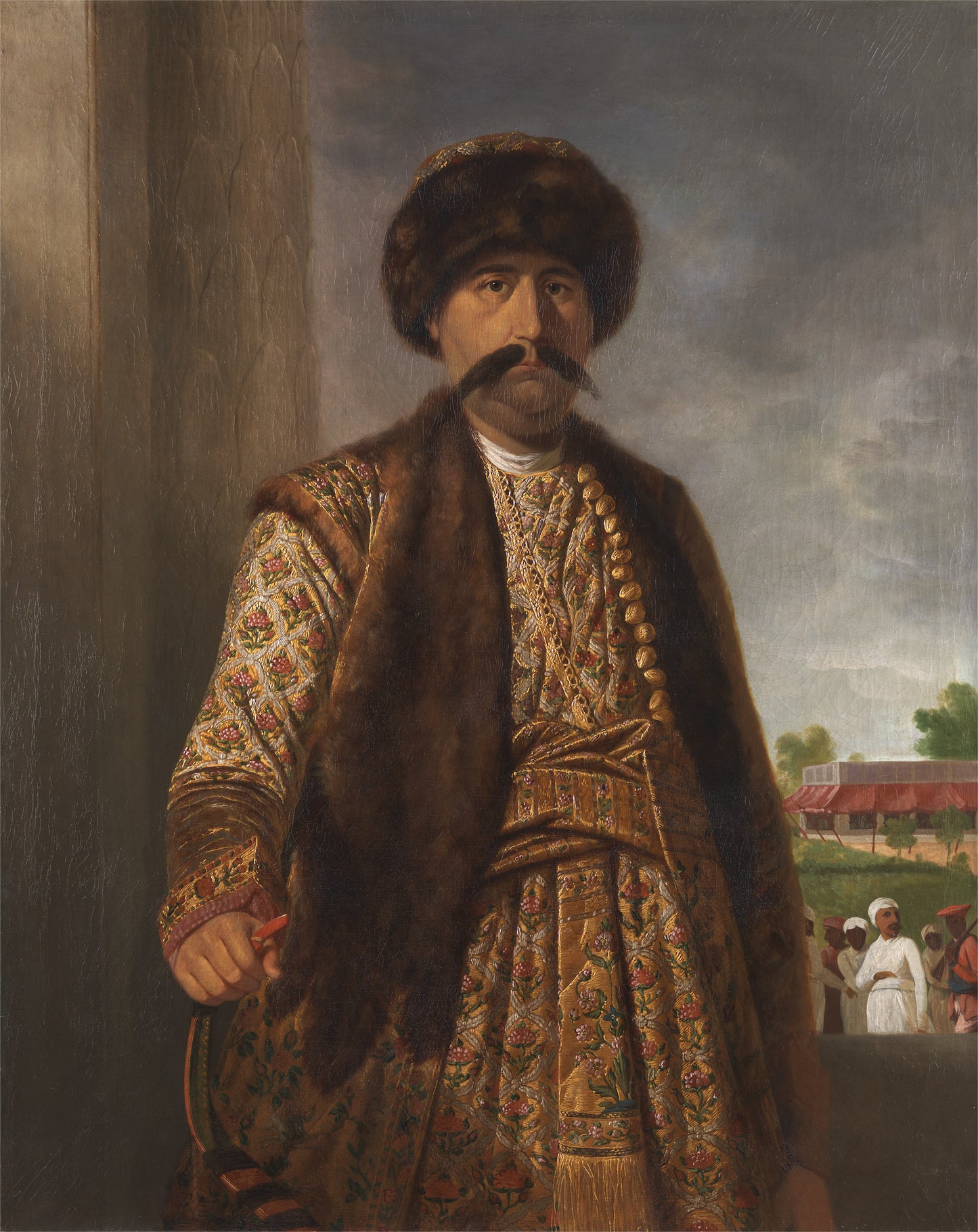 Shuja-ud-Daula, Nawab of Oudh, vintage artwork by Tilly Kettle, 12x8" (A4) Poster