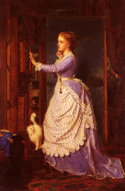 An Indecisive Moment, vintage artwork by Charles Edouard Boutibonne, A3 (16x12") Poster Print