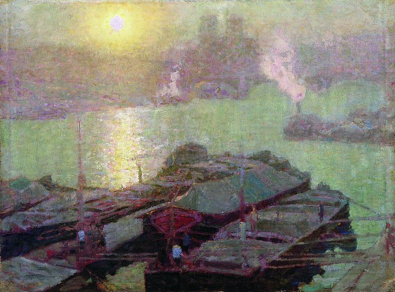 The Seine in Paris by Nicolai Vasilevich Dosekin,A3(16x12")Poster