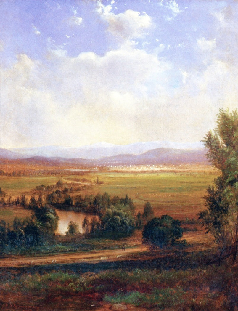 Lancaster, New Hampshire, vintage artwork by Robert Seldon Duncanson, A3 (16x12") Poster Print