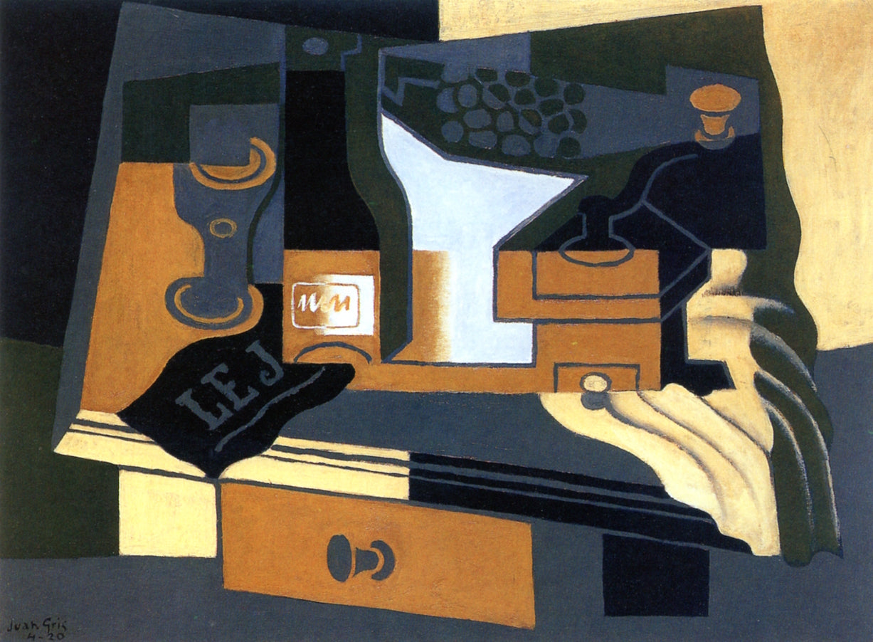 The Coffee Grinder by Juan Gris,16x12(A3) Poster