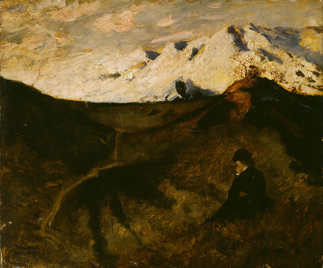 Mountains near Innsbruck by Eilif Peterssen,A3(16x12")Poster