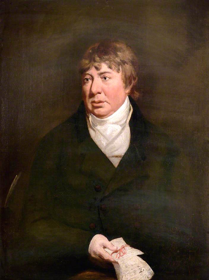Thomas Lowton (formerly Wainwright), vintage artwork by Attributed to Mather Brown, 12x8" (A4) Poster