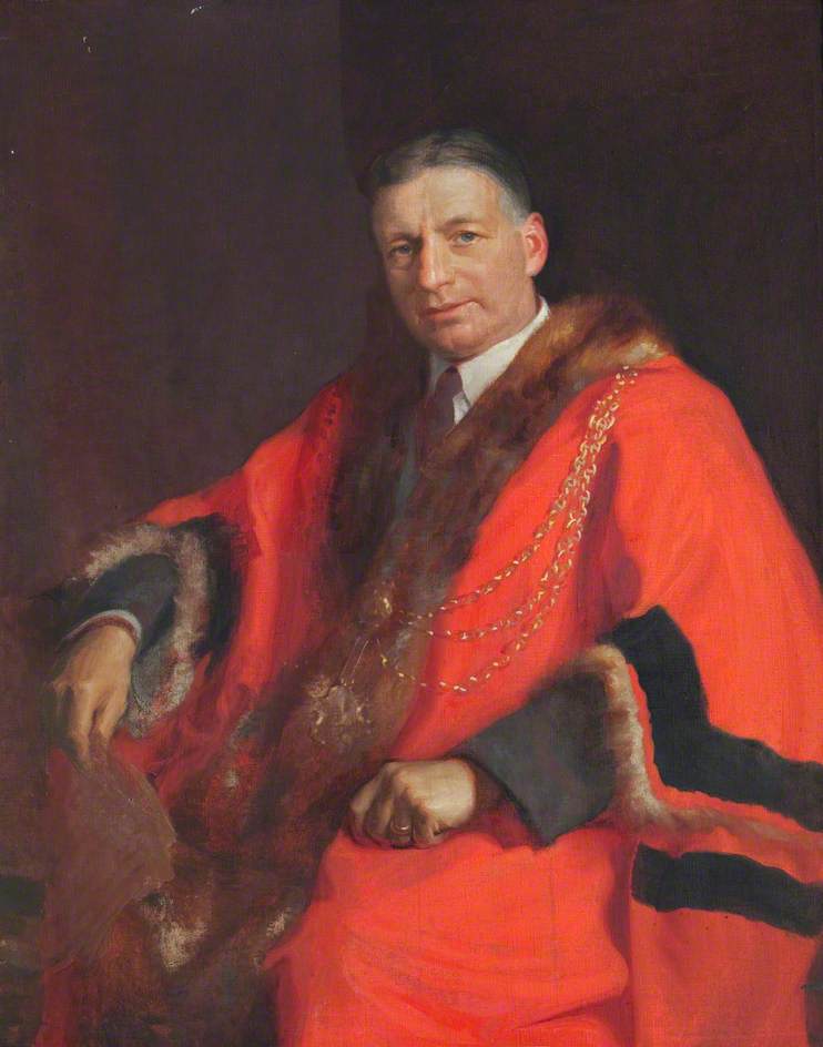 ncillor W. R. Womersley, Mayor of Grimsby by Ernest Townsend,16x12(A3) Poster