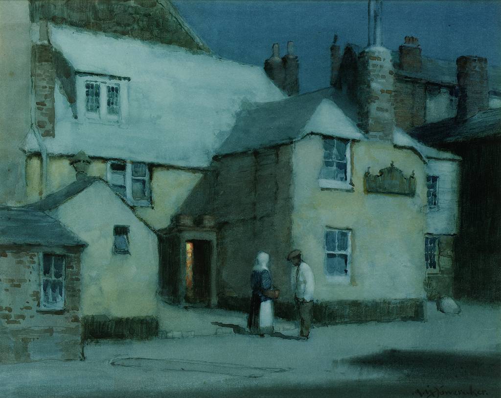 The Sloop Inn, St.Ives, Cornwall by Albert Moulton Foweraker,16x12(A3) Poster