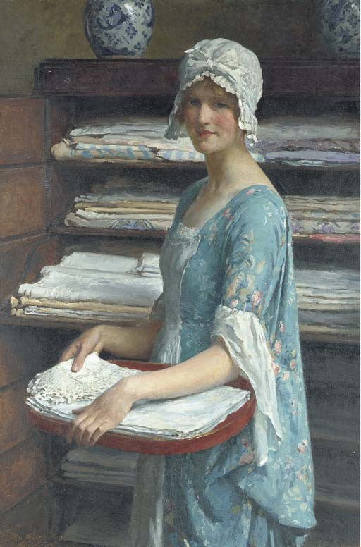 Her Dowry by William Henry Margetson,A3(16x12")Poster