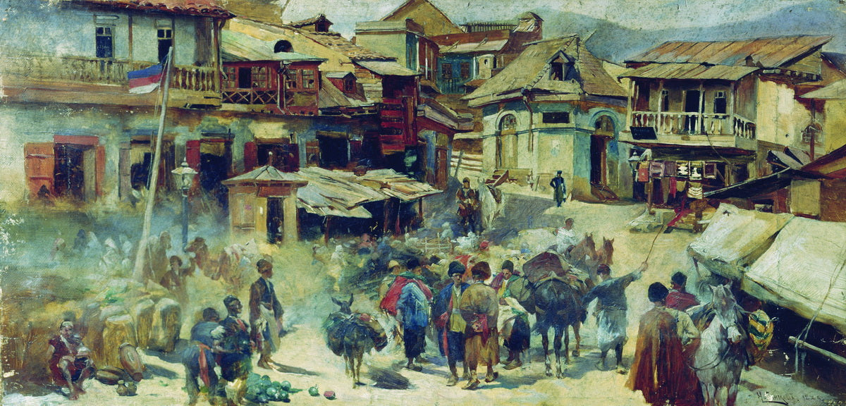 Oriental Market by Nikolai Samokish,A3(16x12")Poster