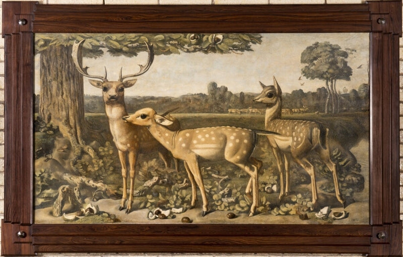 Fallow Deer by Willem van Konijnenburg,A3(16x12")Poster