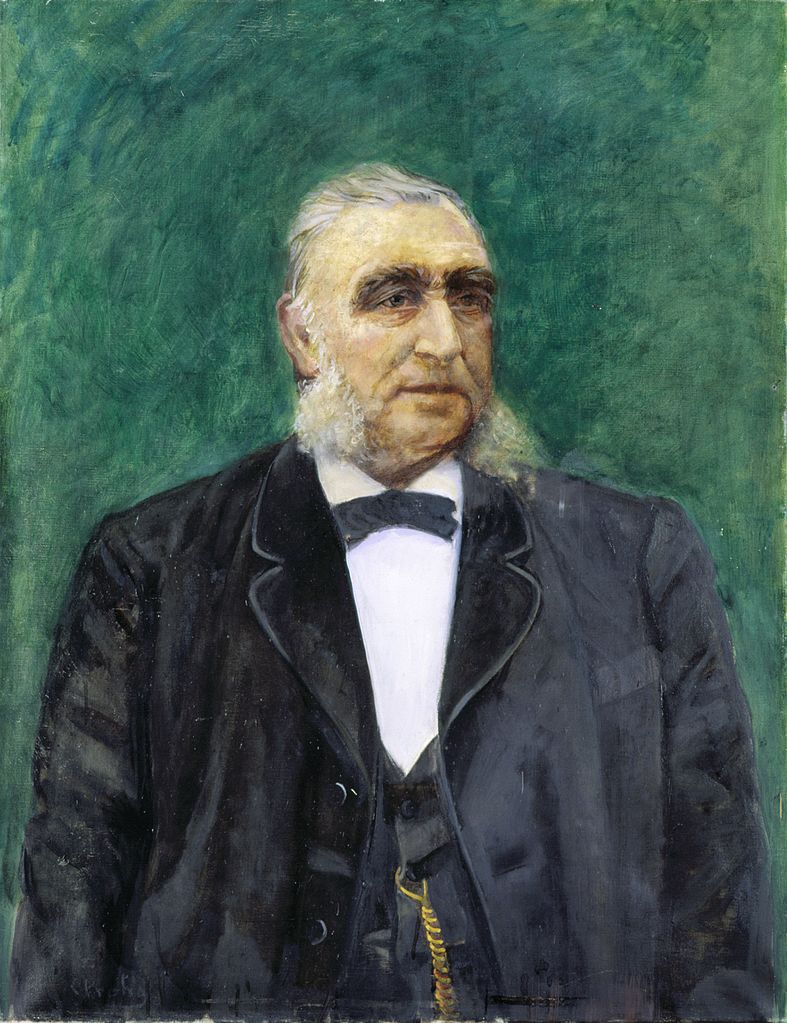 ian coal dealer Hans Arnt Hartvig Paulsen by Christian Krohg,A3(16x12")Poster