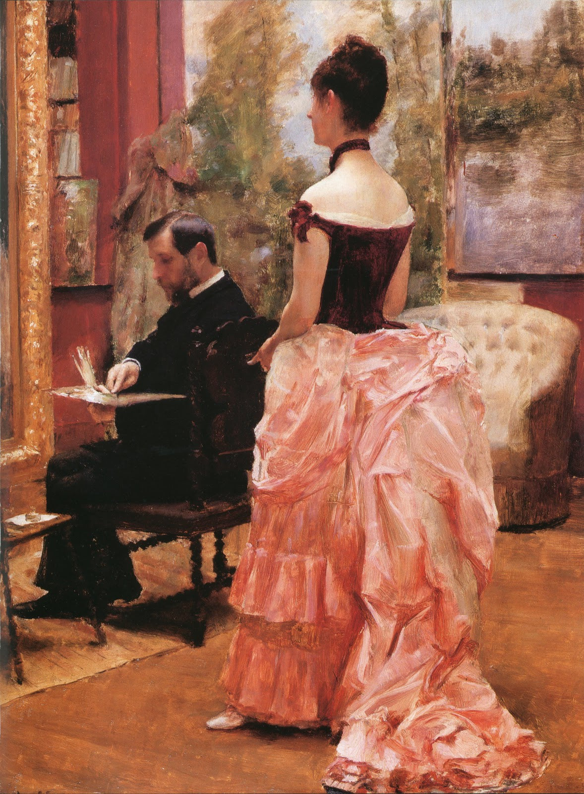 The Study by emile Friant,A3(16x12")Poster