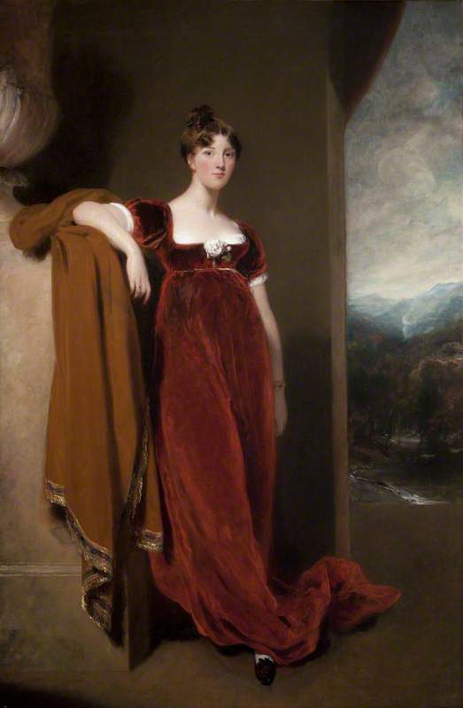 Harriet Anne, Countess of Belfast, vintage artwork by Thomas Lawrence, 12x8" (A4) Poster
