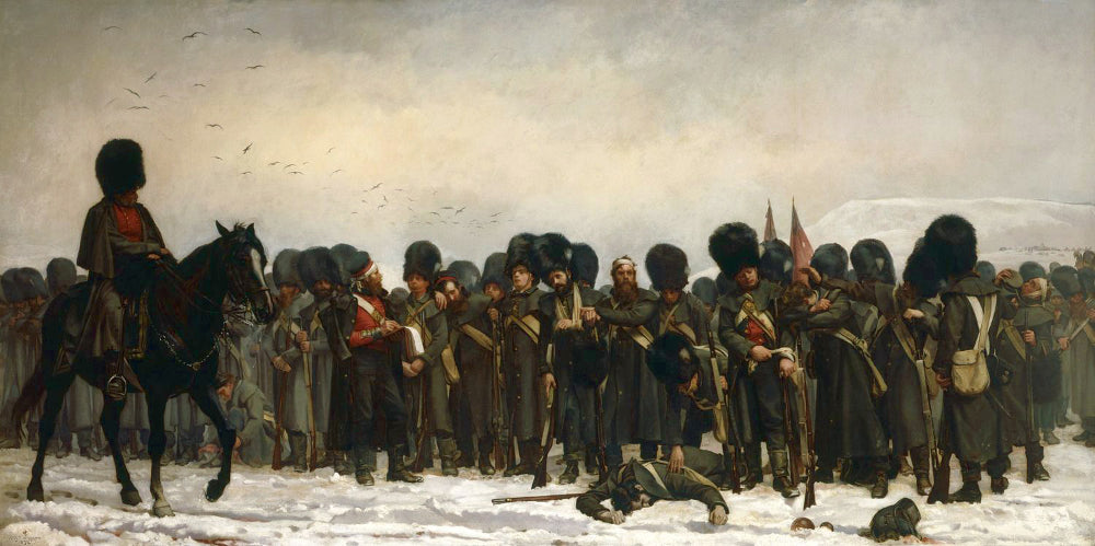 The Roll Call, vintage artwork by Elizabeth Southerden Thompson Butler, 12x8" (A4) Poster