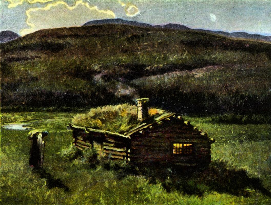 Langebrata by Theodor Severin Kittelsen,A3(16x12")Poster