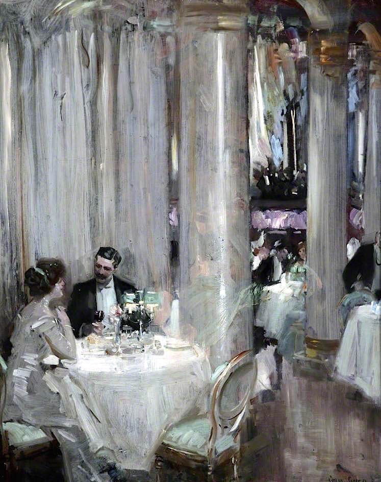 The Diners by Cyrus Cuneo,16x12(A3) Poster