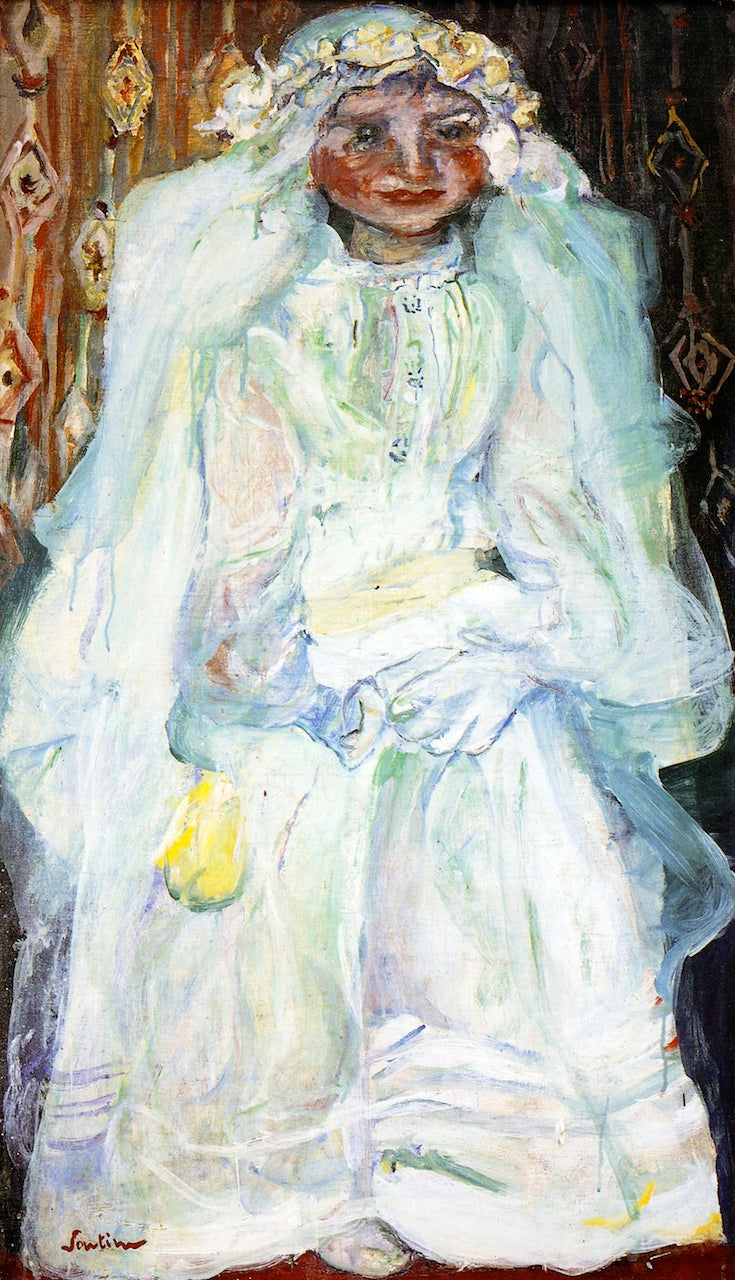 The Communicant, vintage artwork by Chaim Soutine, 12x8" (A4) Poster