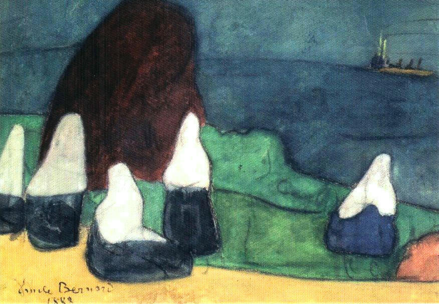 Bretonnes à Goemon by Emile Bernard,A3(16x12")Poster