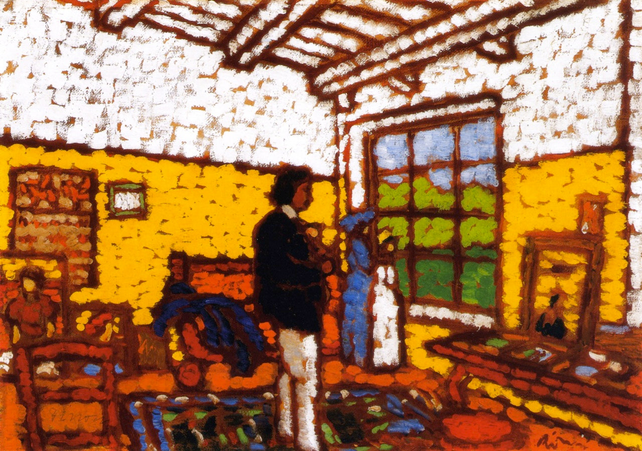 The Artist's Studio in Kkaposvar by Jozsef Rippl-Ronai,A3(16x12")Poster