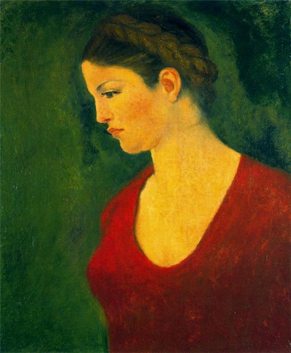 Portrait of Dina by Aristide Maillol,A3(16x12")Poster