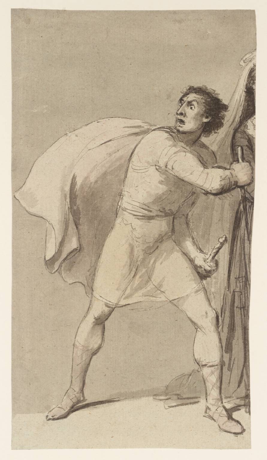 The Daggers Being Given to Lady Macbeth, vintage artwork by Sir Nathaniel Dance-Holland, 12x8" (A4) Poster