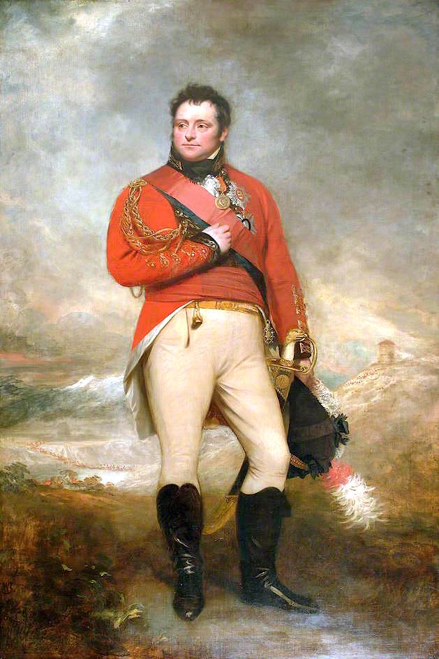 General Rowland, Lord Hill, vintage artwork by Sir William Beechey, 12x8" (A4) Poster
