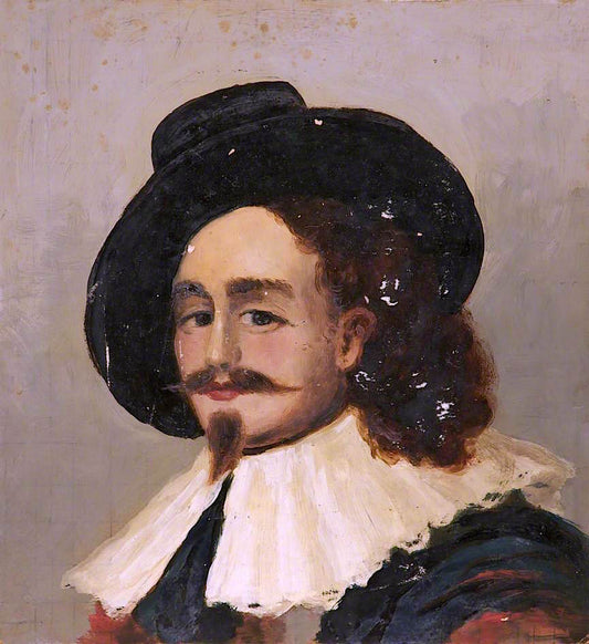 Cavalier (recto), vintage artwork by Herbert William Garratt, 12x8" (A4) Poster