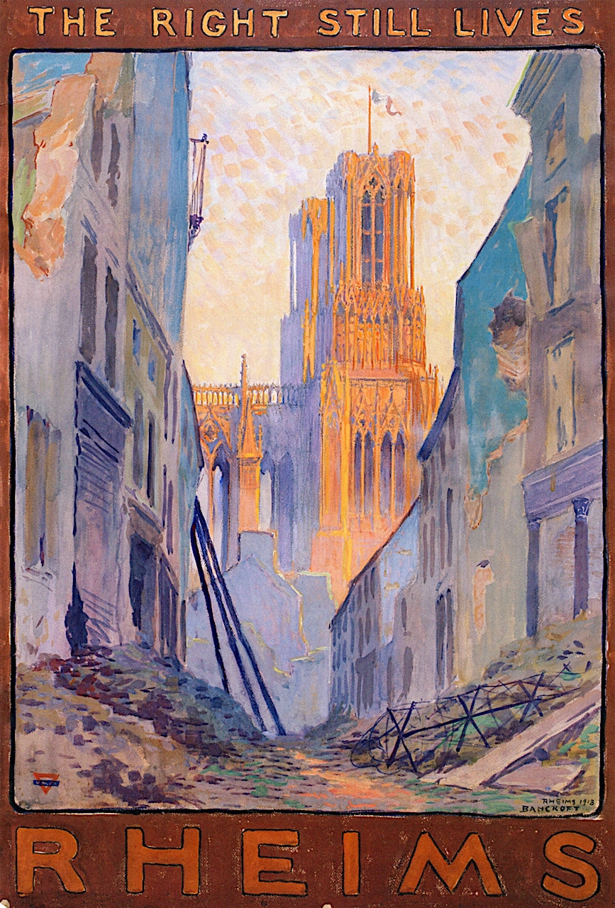 The Right Still Lives, Rheims by Milton Bancroft,A3(16x12")Poster