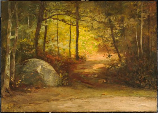 The Gypsies' Parlor, vintage artwork by William Morris Hunt, 12x8" (A4) Poster