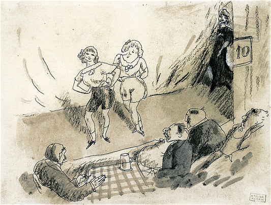 At the Music Hall by Jules Pascin,16x12(A3) Poster