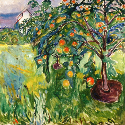 Apple Tree by the Studio by Edvard Munch,A3(16x12")Poster