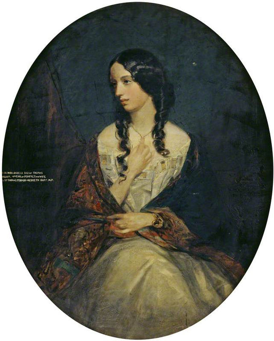 Lady Anna Maria Isabella, Lady Hesketh, vintage artwork by Sir Francis Grant, P.R.A., A3 (16x12") Poster Print