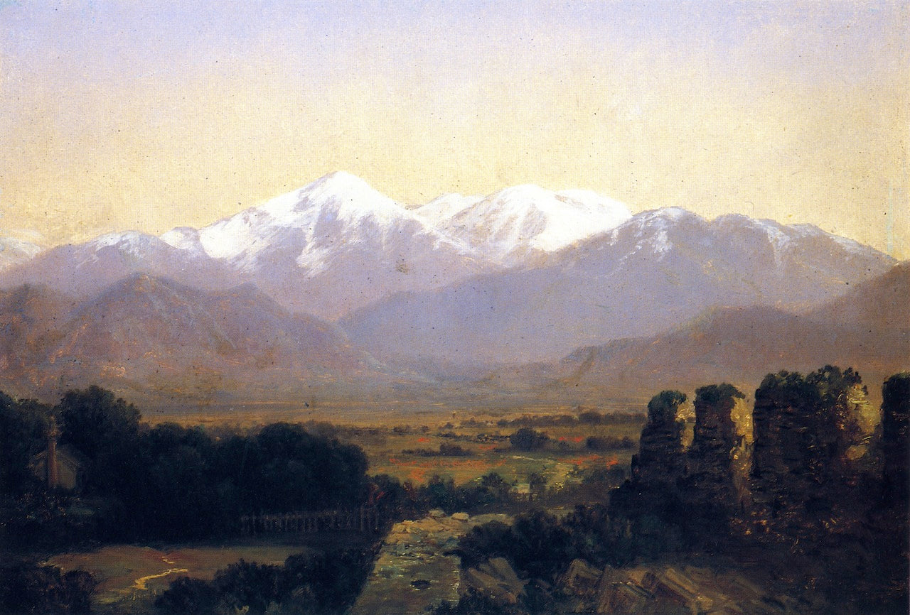 Cucamonga Valley, vintage artwork by Lemuel M. Wiles, 12x8" (A4) Poster