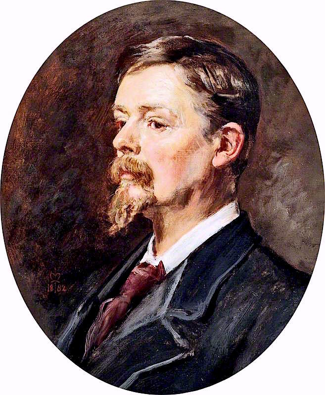 George du Maurier, vintage artwork by Sir John Everett Millais, 12x8" (A4) Poster