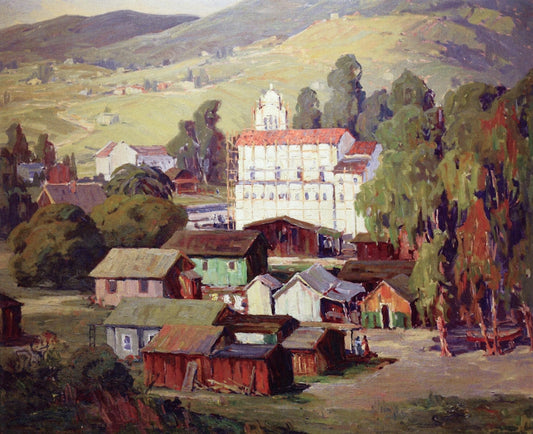 The New Church, vintage artwork by George Kennedy Brandriff, 12x8" (A4) Poster