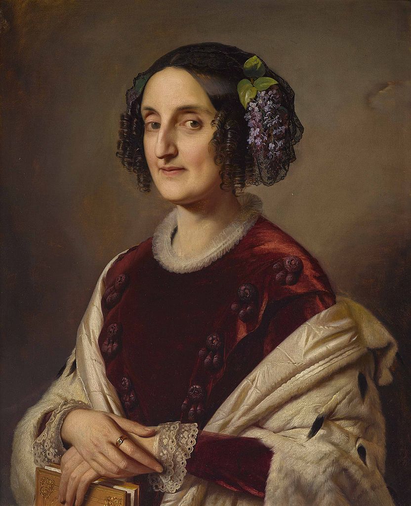 Maria Ferdinanda of Saxony, grand duchess of Tuscany, vintage artwork by Friedrich Kaulbach, 12x8" (A4) Poster