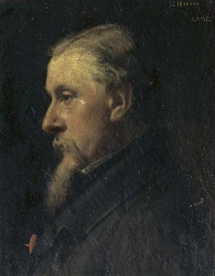 Captain Lucien Le Clerc, vintage artwork by Jean-Jacques Henner, 12x8" (A4) Poster