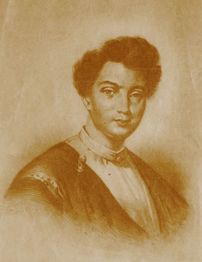 Alexandre Dumas, vintage artwork by Pierre François Eugène Giraud, A3 (16x12") Poster Print