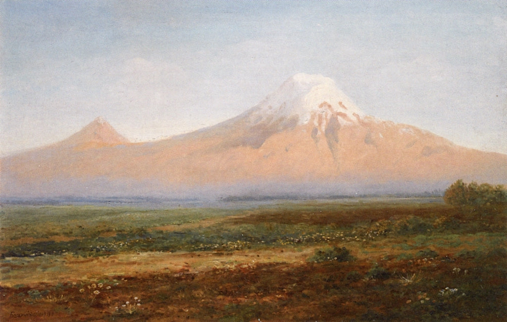 View of Mount Ararat by Georgy Bashinzhagyan,A3(16x12")Poster