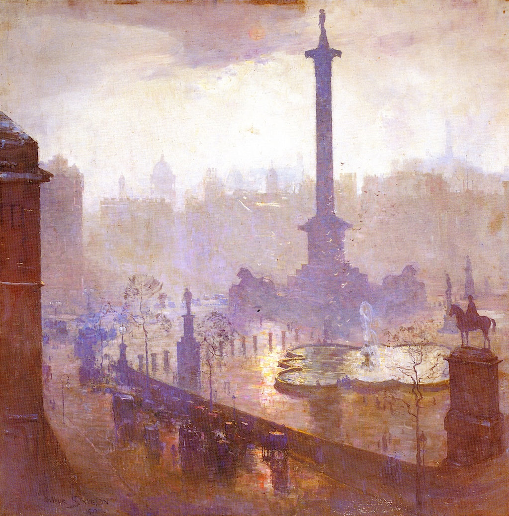 The Centre of the Empire, vintage artwork by Sir Arthur Streeton, 12x8" (A4) Poster