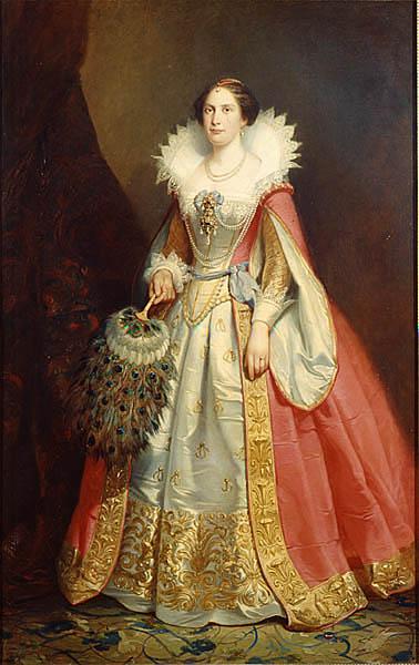 Queen Louise, vintage artwork by Johan Christoffer Boklund, A3 (16x12") Poster Print