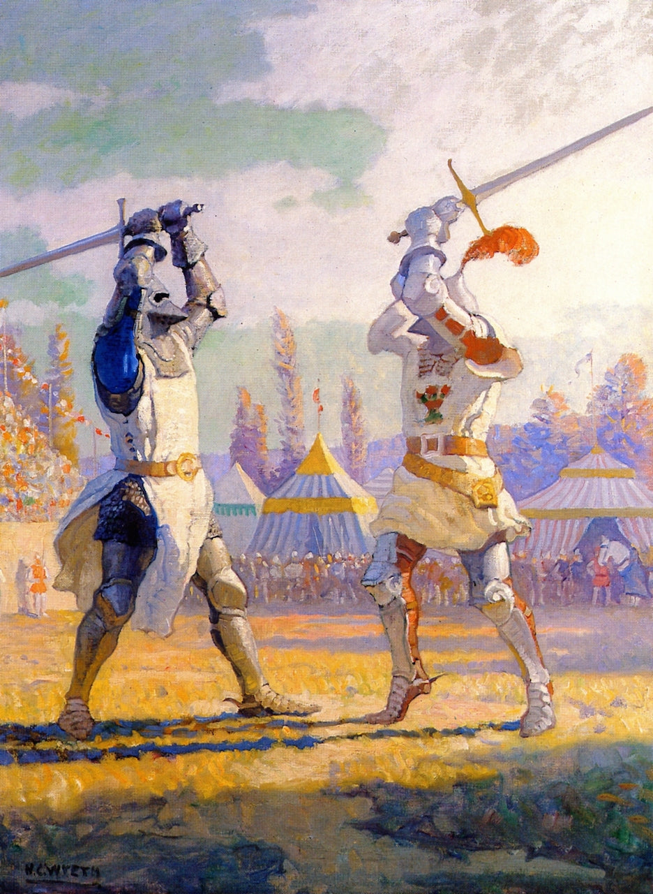  England's Honor in the Lists by Newell Convers (N.C.) Wyeth,16x12(A3) Poster