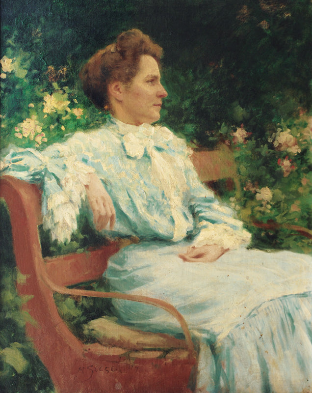 The artist's sister by Hermann Seeger,A3(16x12")Poster