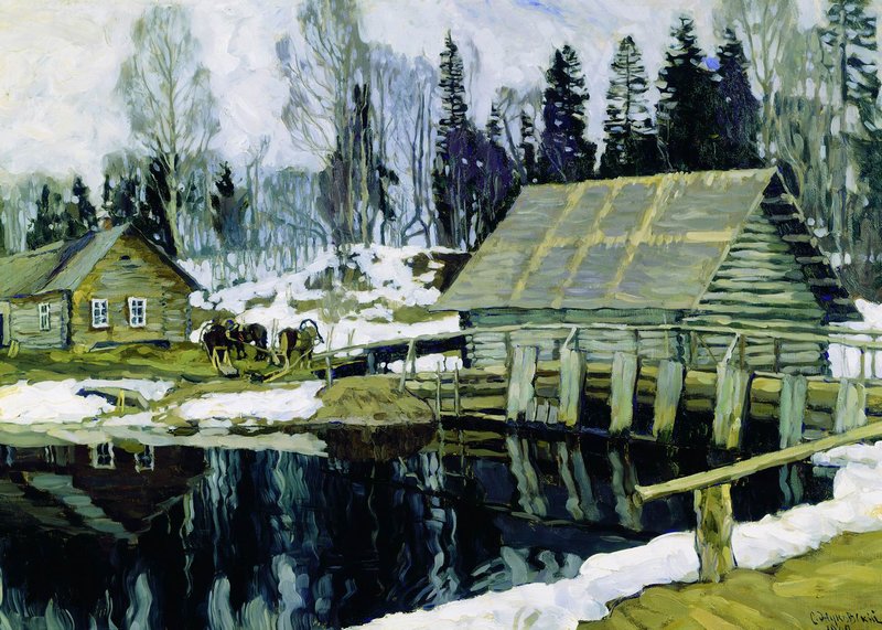 The Dam by Stanislav Zhukovsky,16x12(A3) Poster